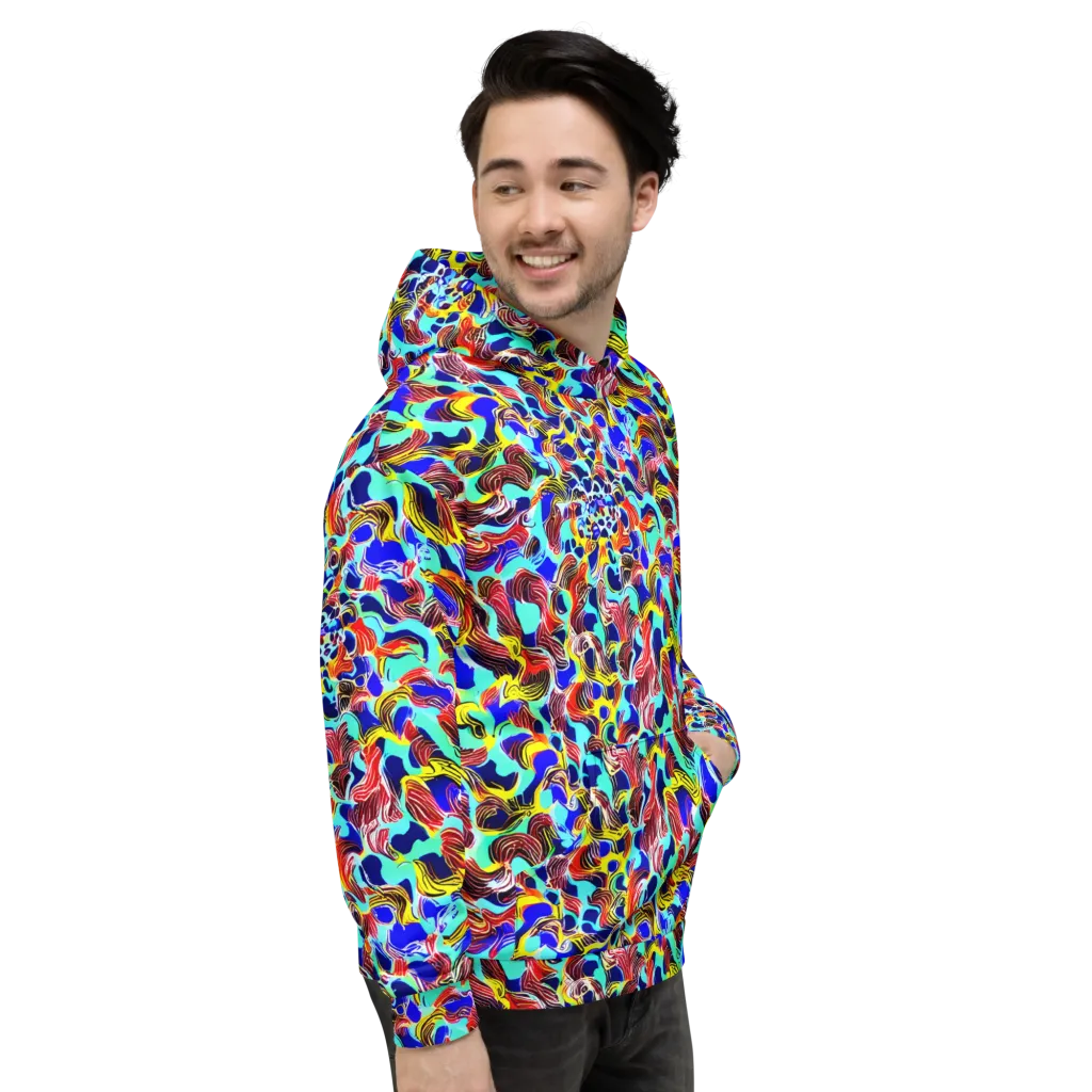 Chromatic Roar on Hoodie — Right