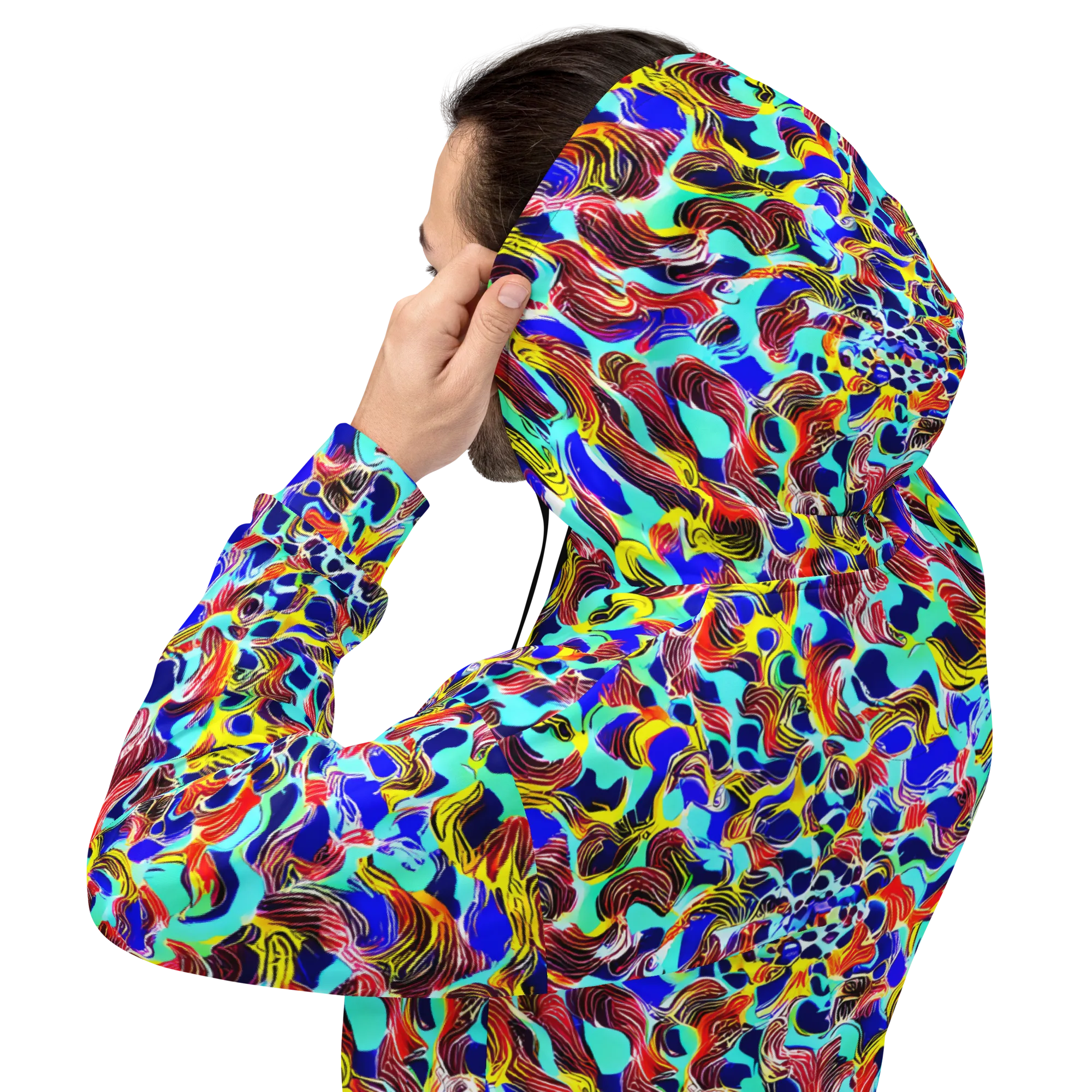 Chromatic Roar on Hoodie — Back