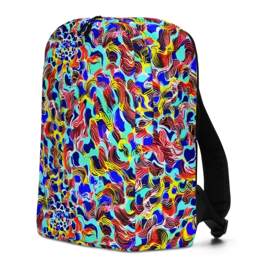 Chromatic Roar on a Minimalist Backpack