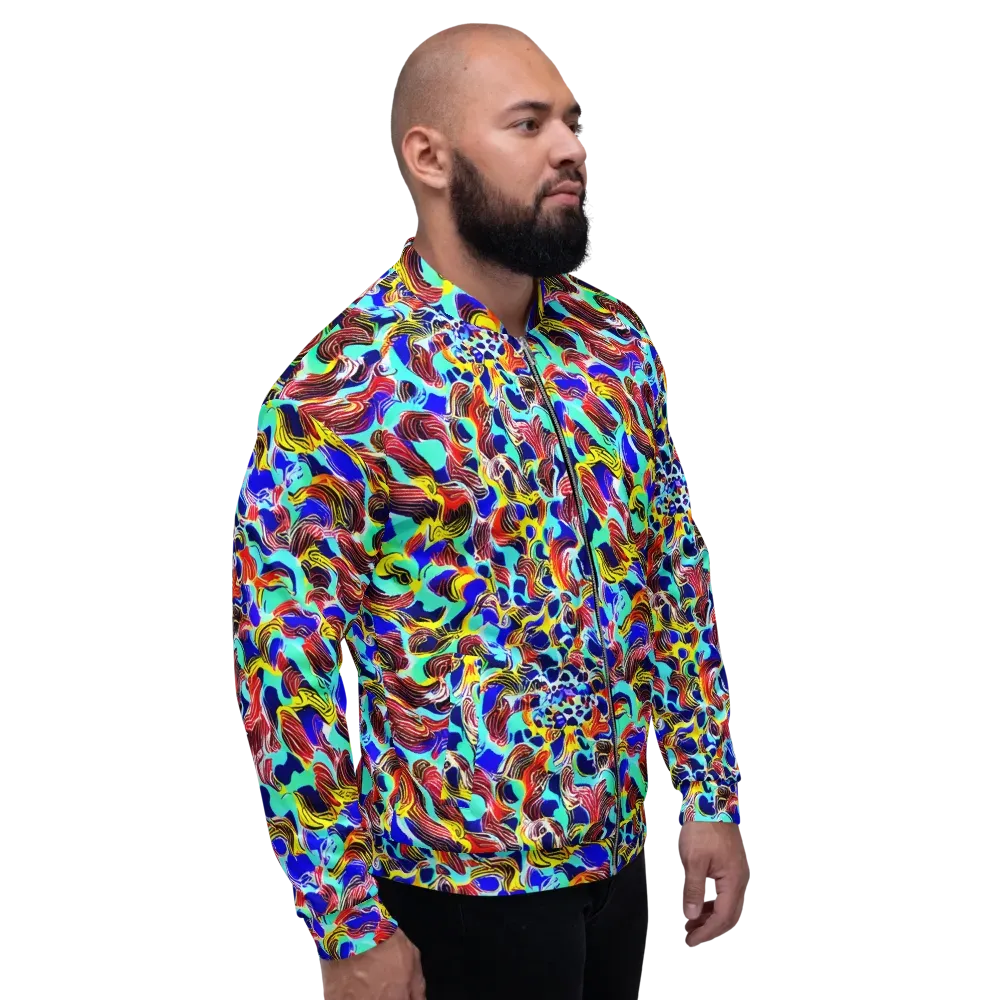 Chromatic Roar on Bomber Jacket — Right