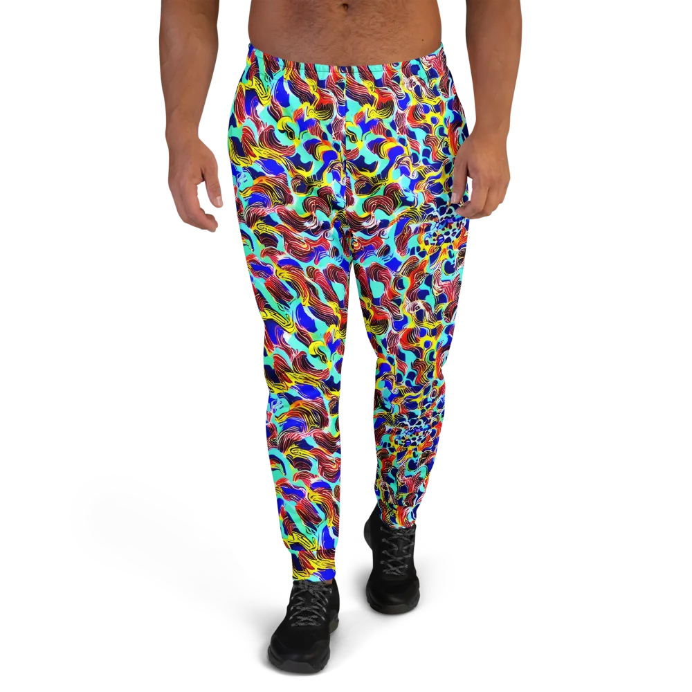 Chromatic Roar on Men's Joggers — Front