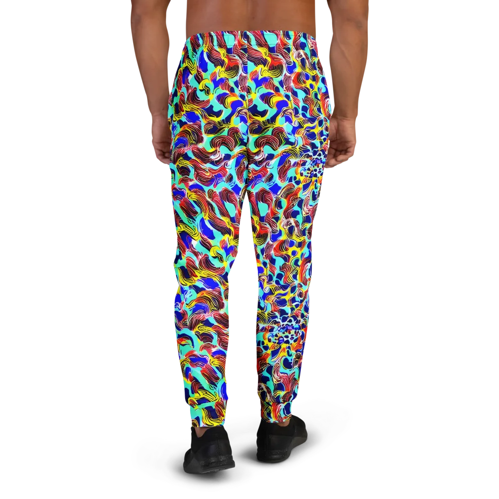 Chromatic Roar on Men's Joggers — Back