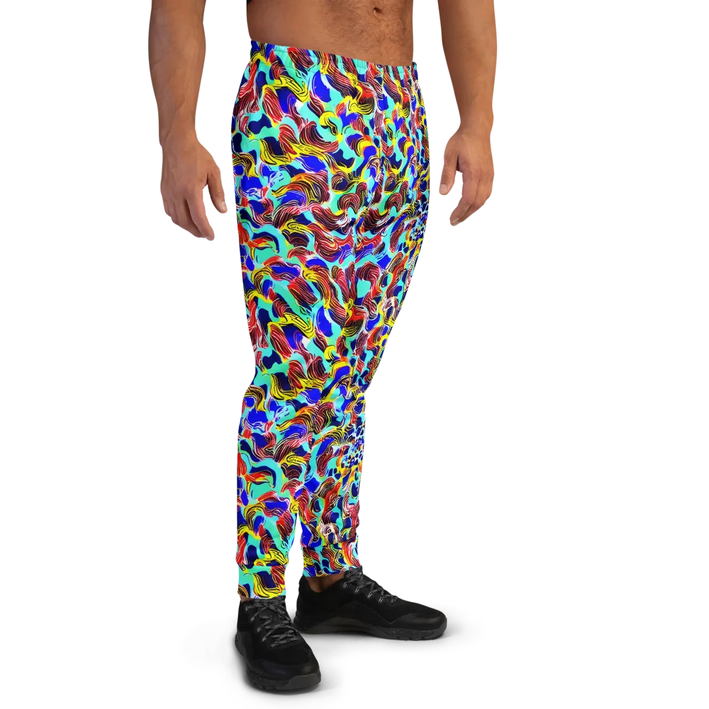 Chromatic Roar on Men's Joggers — Right
