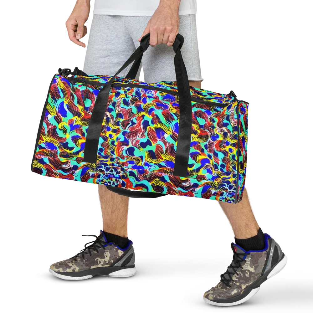 Chromatic Roar on Duffle Bag — Front