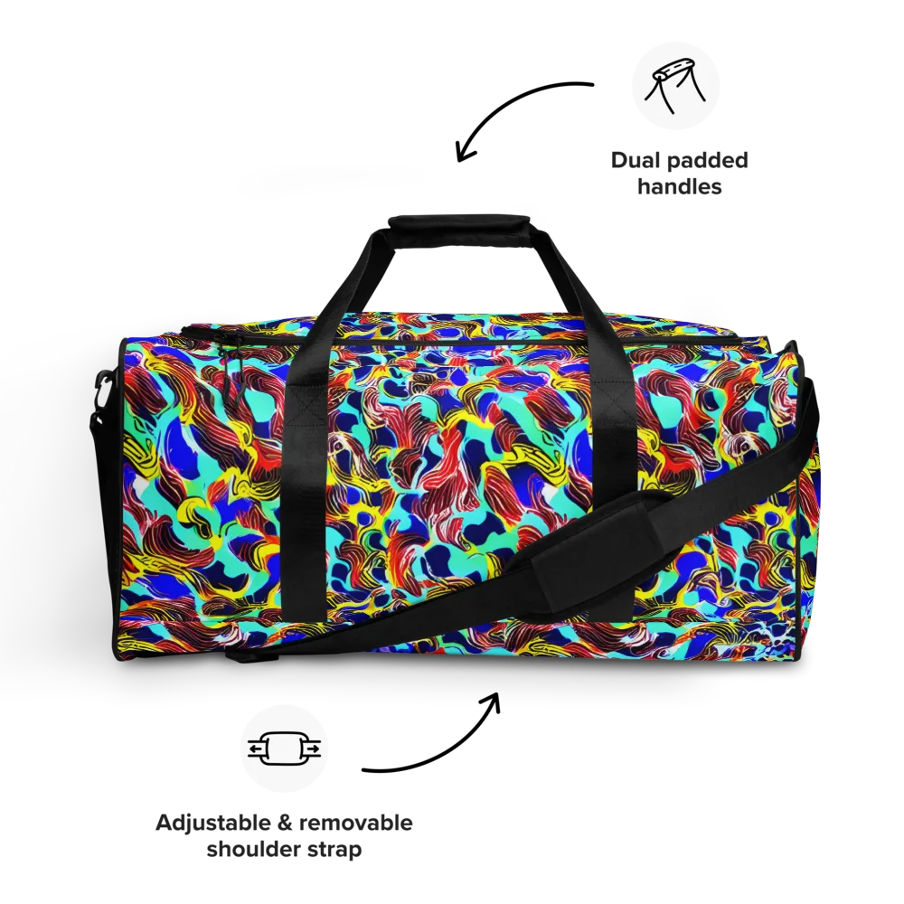 Chromatic Roar on Duffle Bag — Front