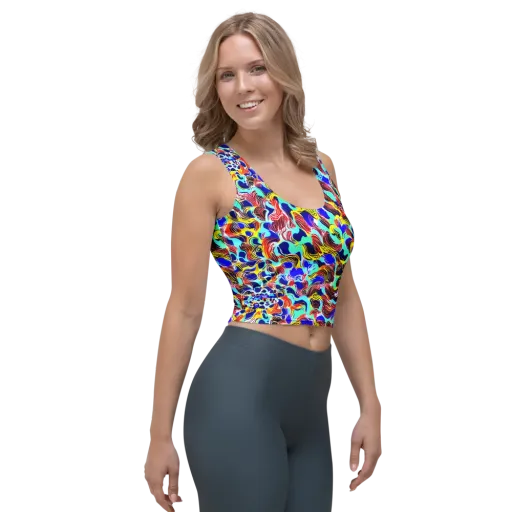 Chromatic Roar on a Crop Top