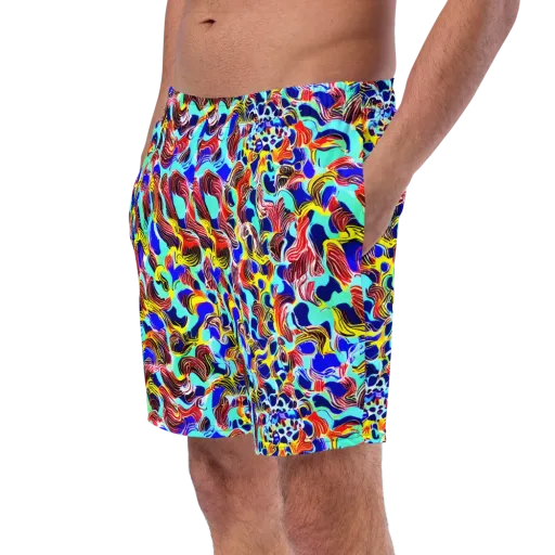 Chromatic Roar on a Swim Trunks