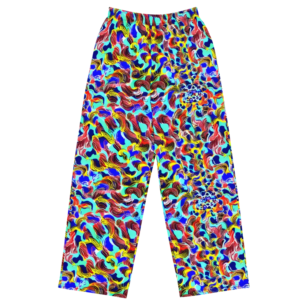 Chromatic Roar on Wide-Leg Pants — Front