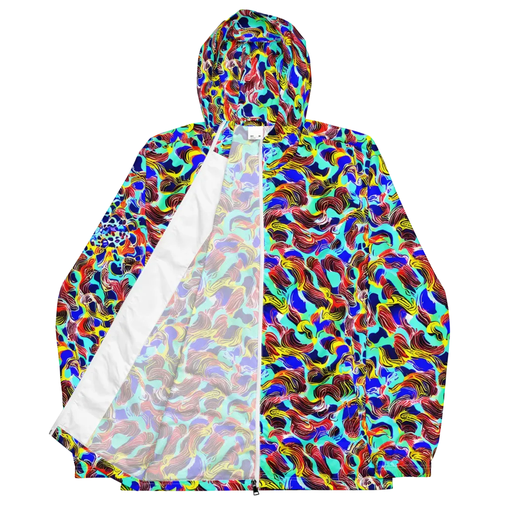Chromatic Roar on Men's Windbreaker — Front