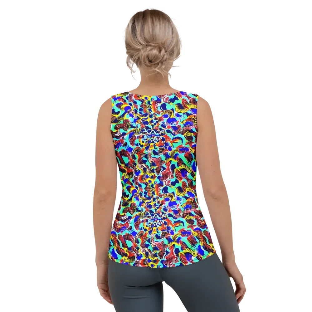 Chromatic Roar on Women's Tank Top — Back