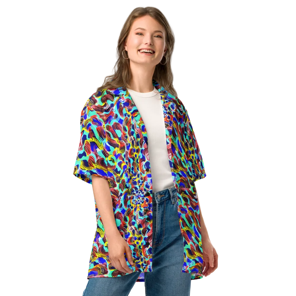 Chromatic Roar on Button Shirt — Front