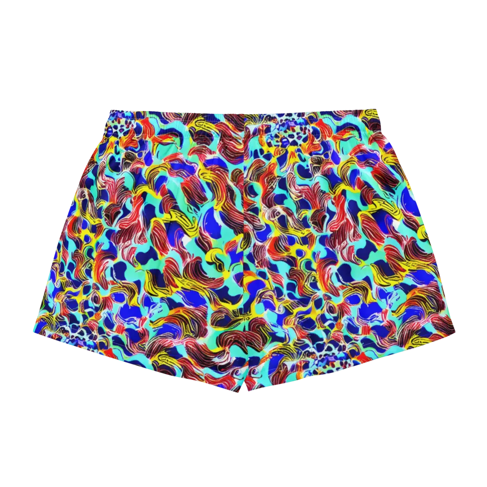 Chromatic Roar on Women's Pajama Shorts — Back