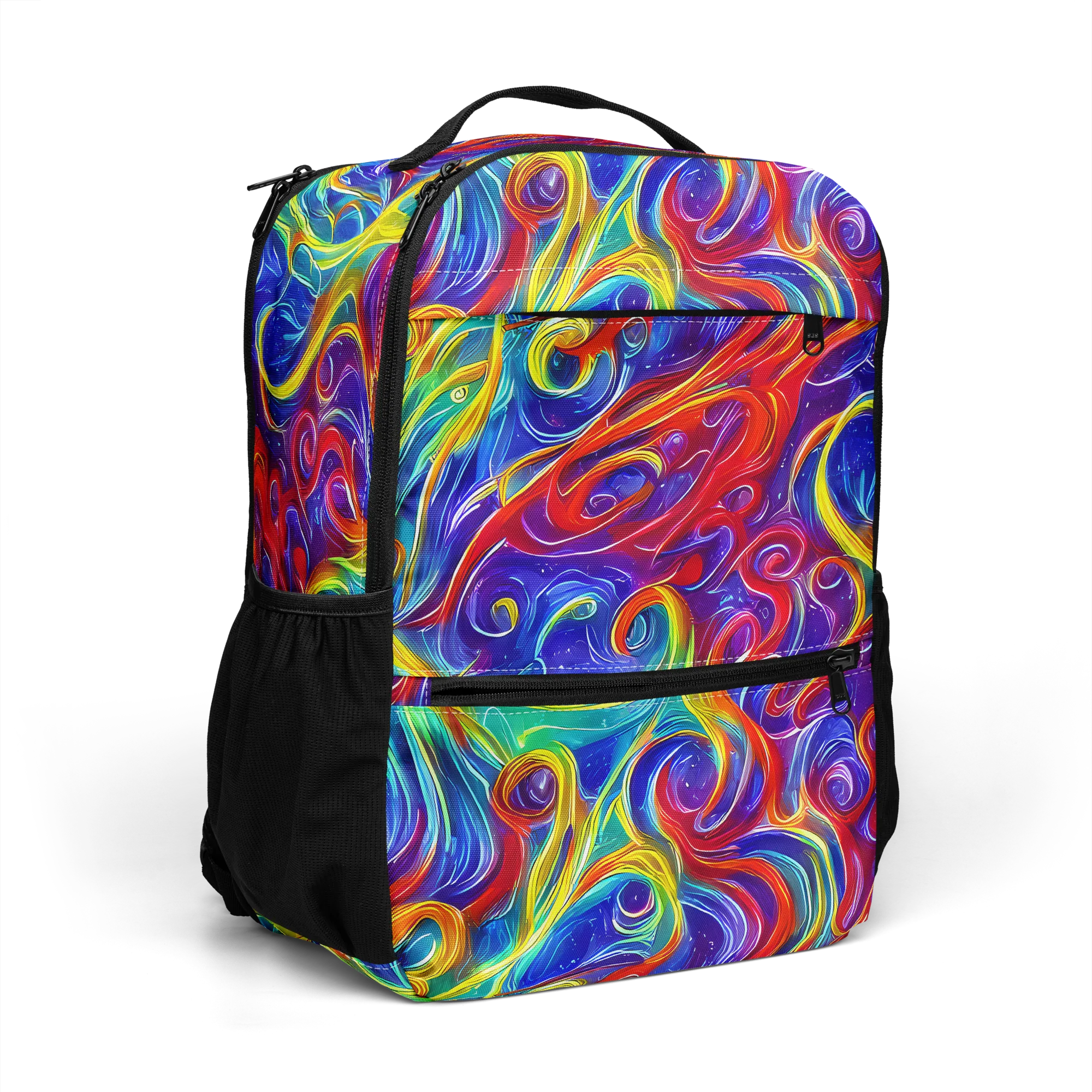 Voltage Paisley on Utility Backpack — Right Front