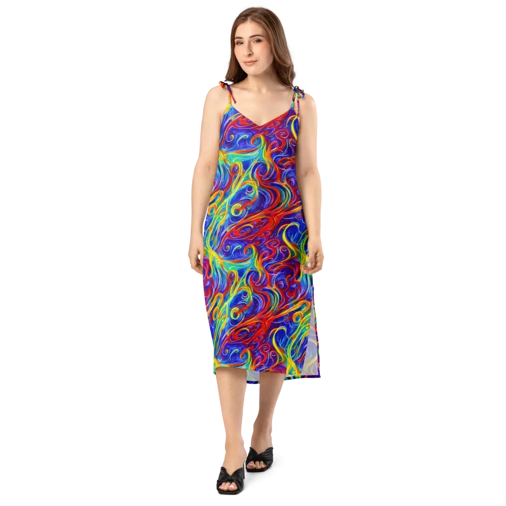 Voltage Paisley on Slip Dress — Front