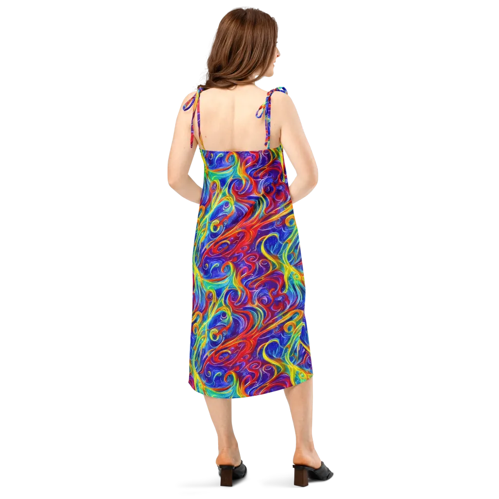 Voltage Paisley on Slip Dress — Back