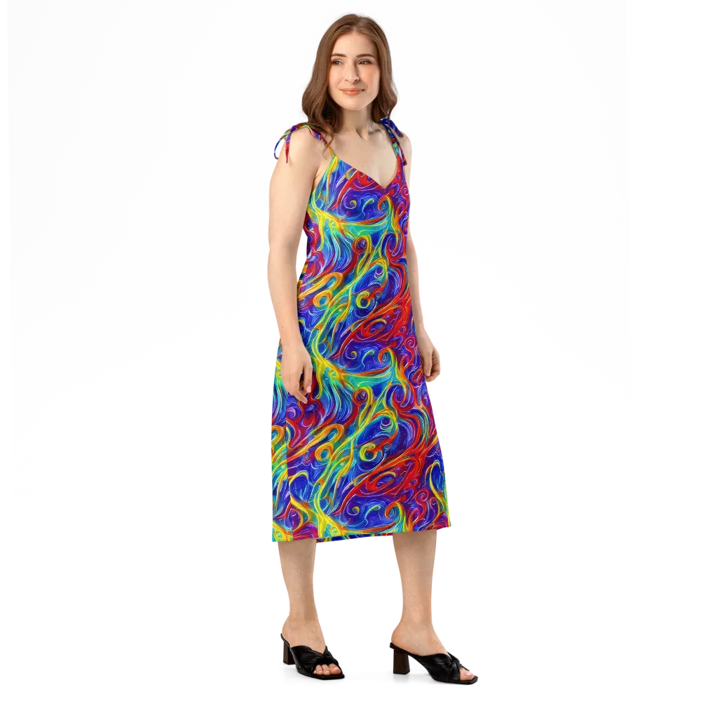 Voltage Paisley on Slip Dress — Right Front