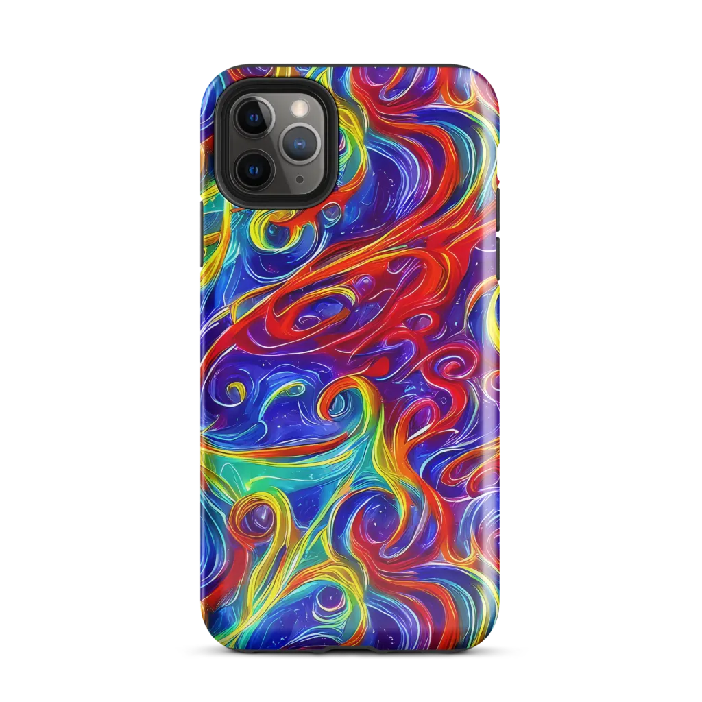 Voltage Paisley on Tough Case for iPhone® — Front