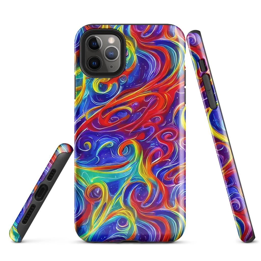 Voltage Paisley on Tough Case for iPhone® — Front