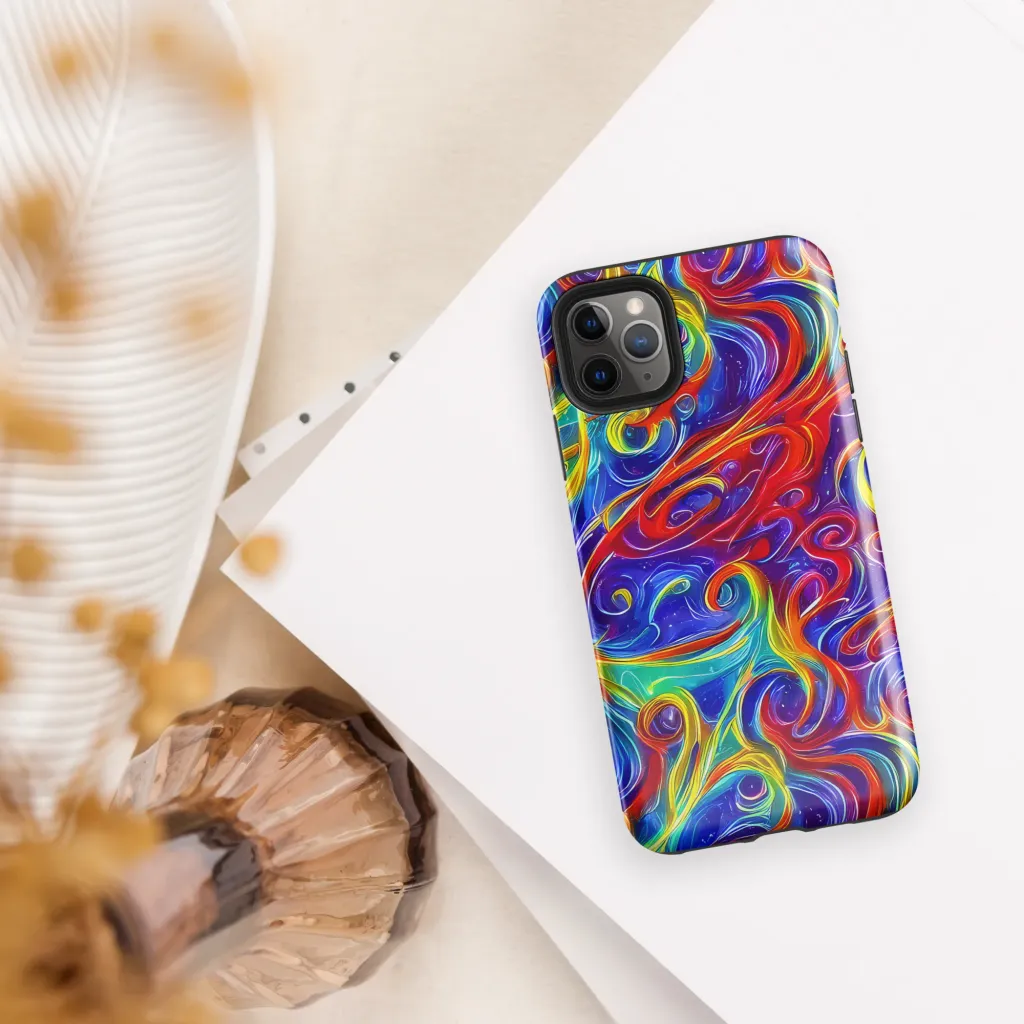 Voltage Paisley on Tough Case for iPhone® — Front