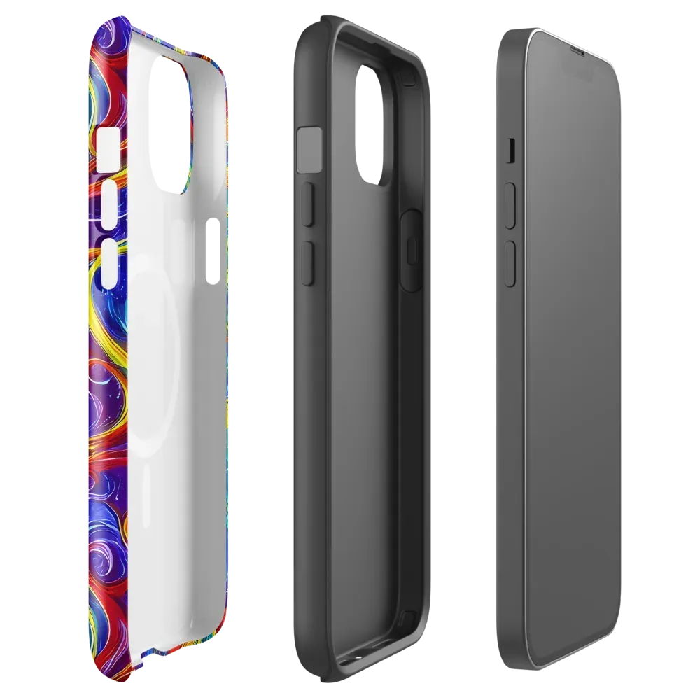 Voltage Paisley on MagSafe Tough Case for iPhone® — Front