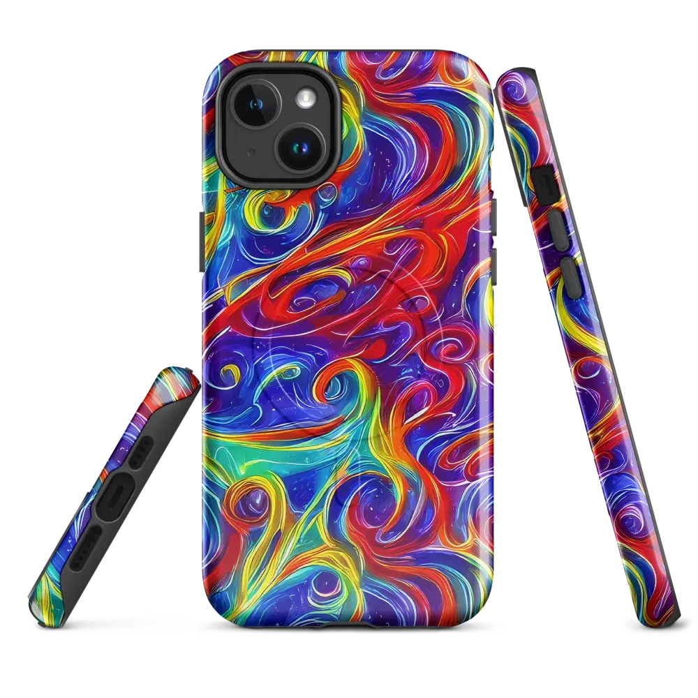 Voltage Paisley on MagSafe Tough Case for iPhone® — Front
