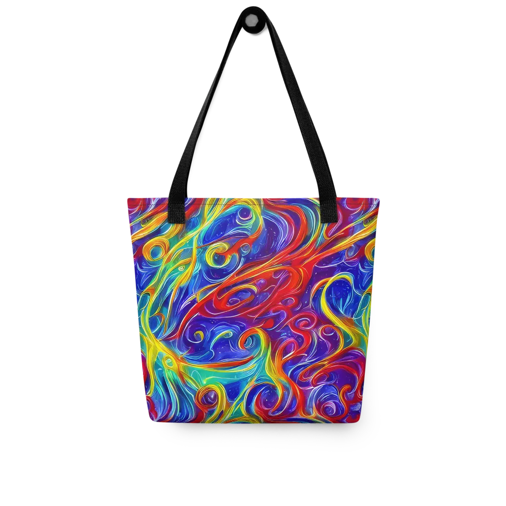Voltage Paisley on Tote Bag — Front