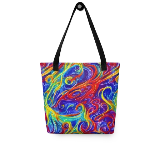 Voltage Paisley on a Tote Bag