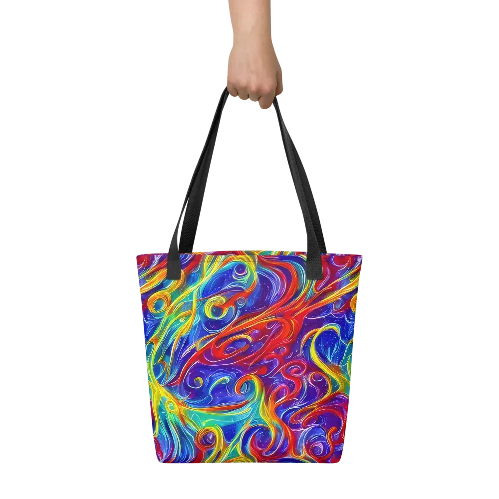 Voltage Paisley on Tote Bag — Front