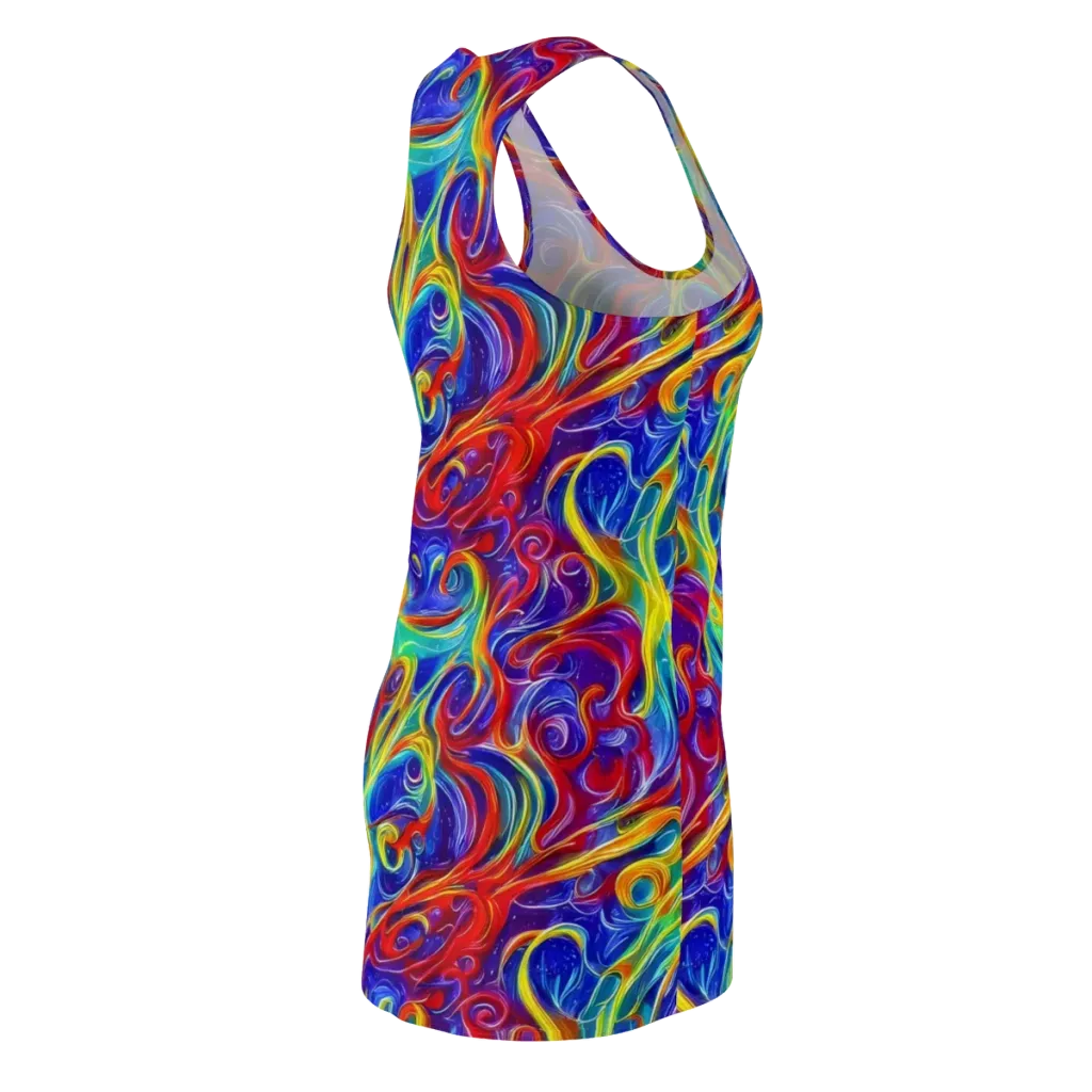 Voltage Paisley on Racerback Dress — Back Side