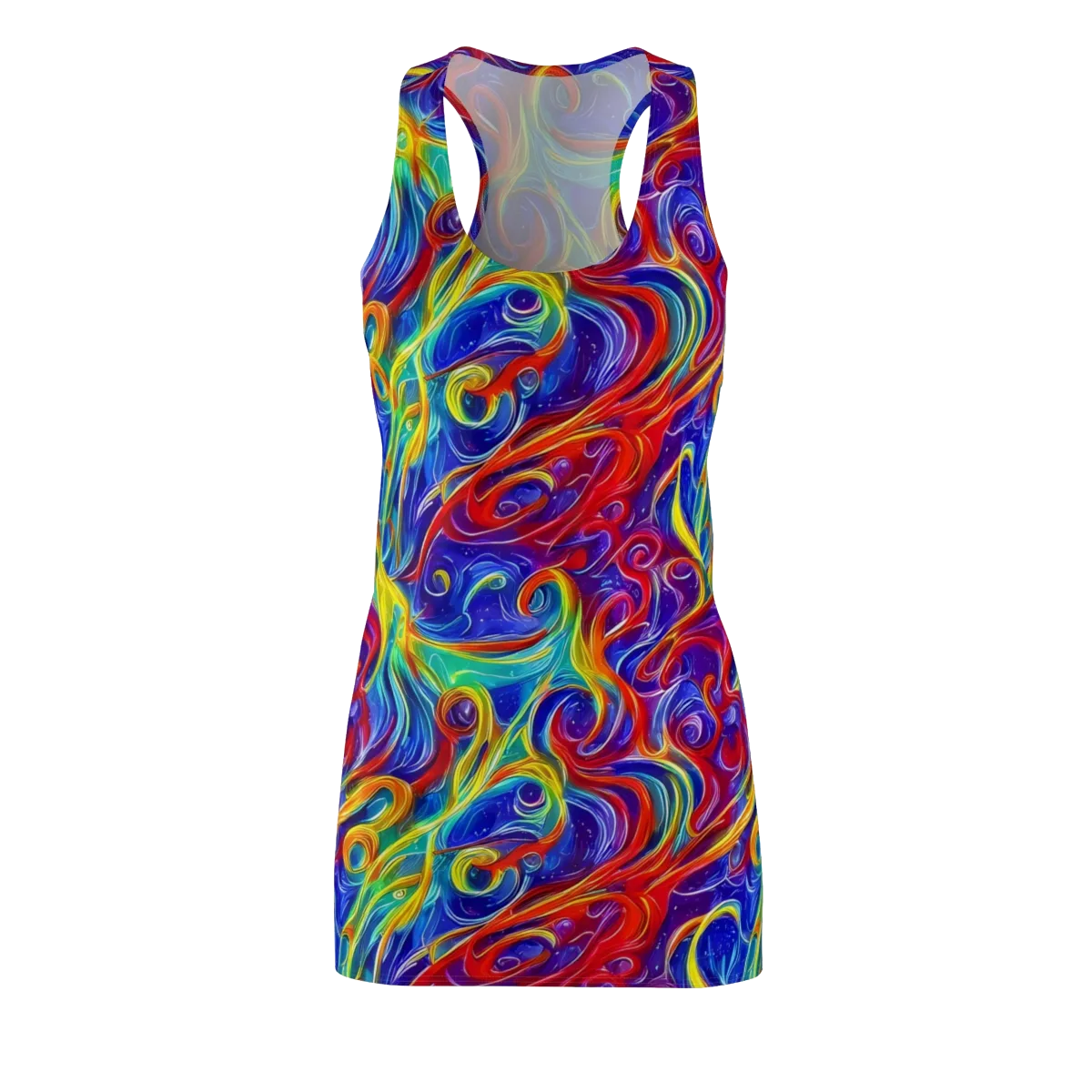 Voltage Paisley on Racerback Dress — Front