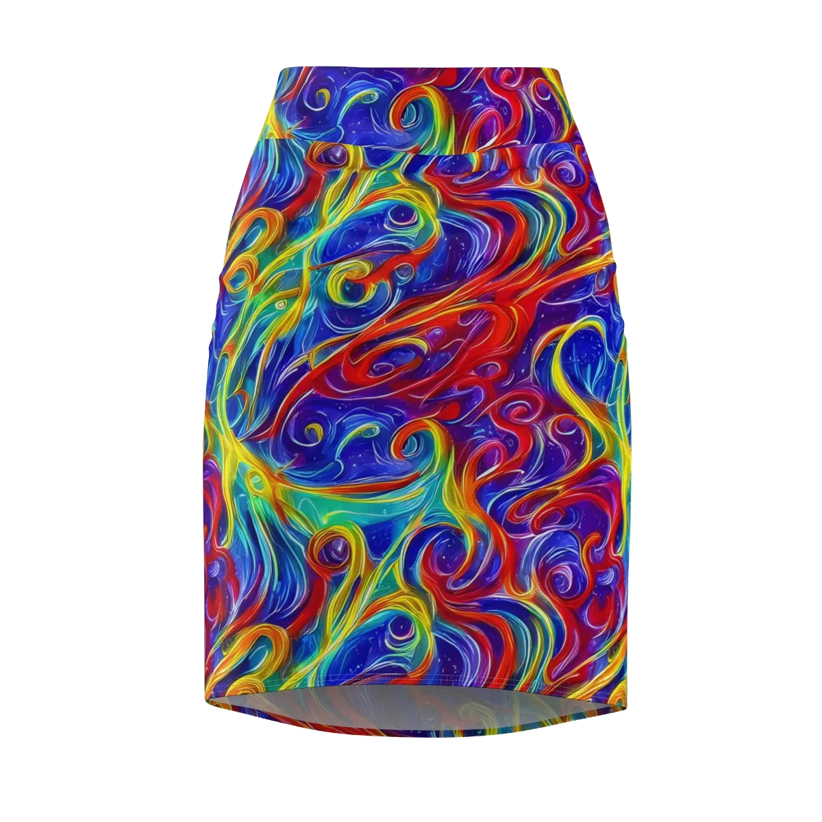Voltage Paisley on Pencil Skirt — Front