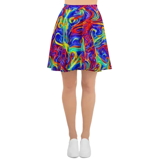 Voltage Paisley on a Skater Skirt