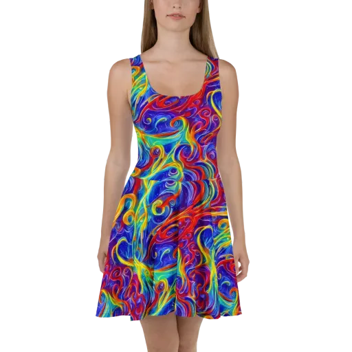 Voltage Paisley on a Skater Dress