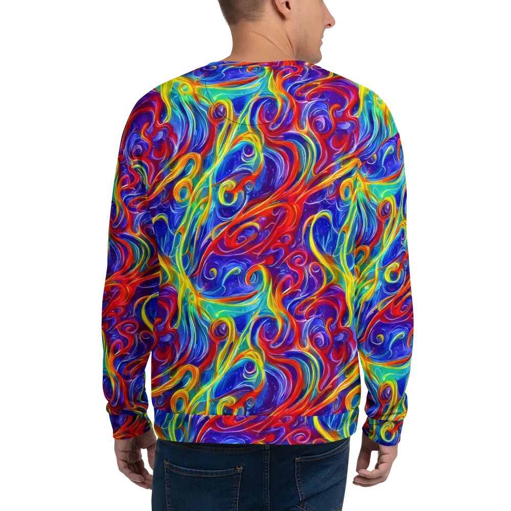 Voltage Paisley on Sweatshirt — Back