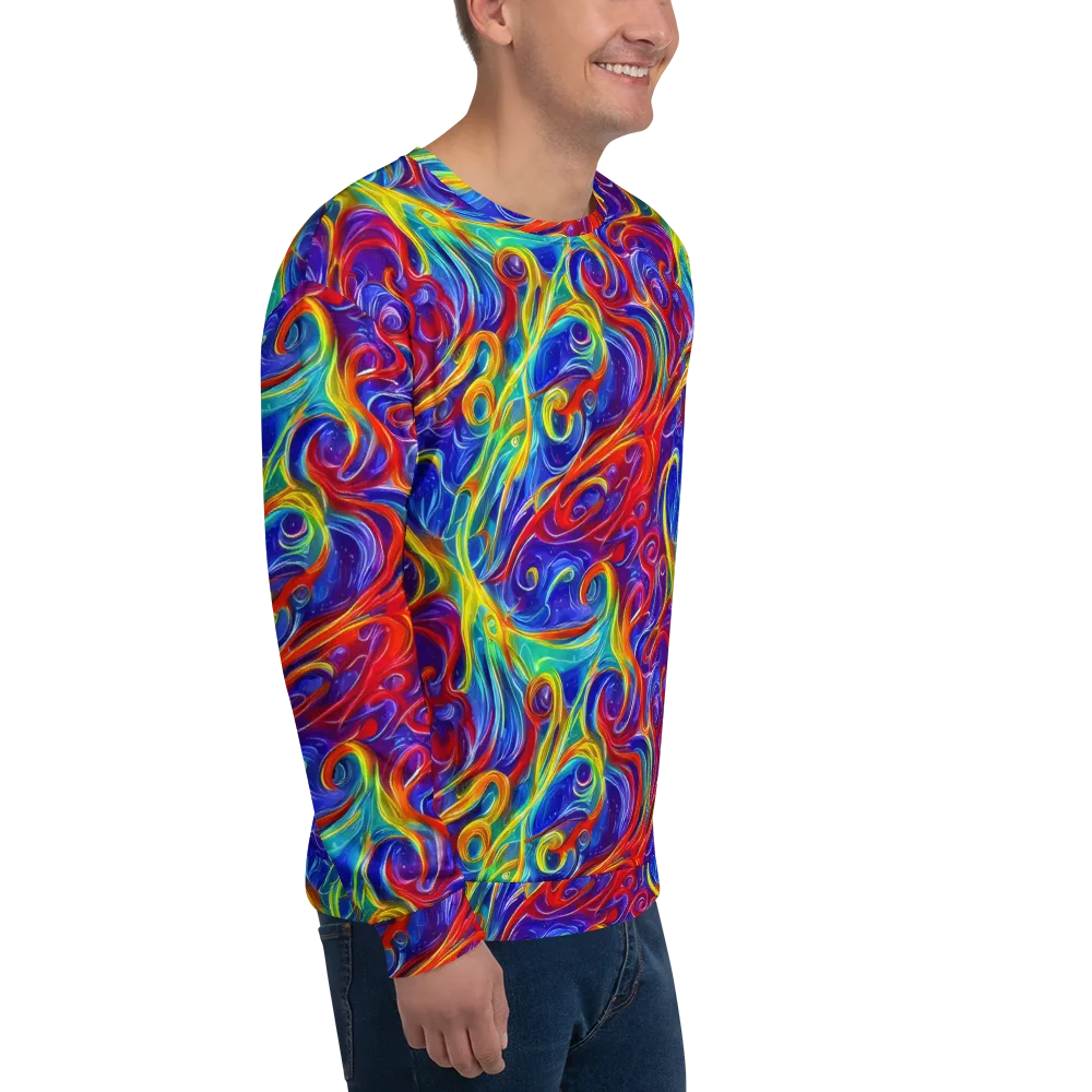 Voltage Paisley on Sweatshirt — Right Front