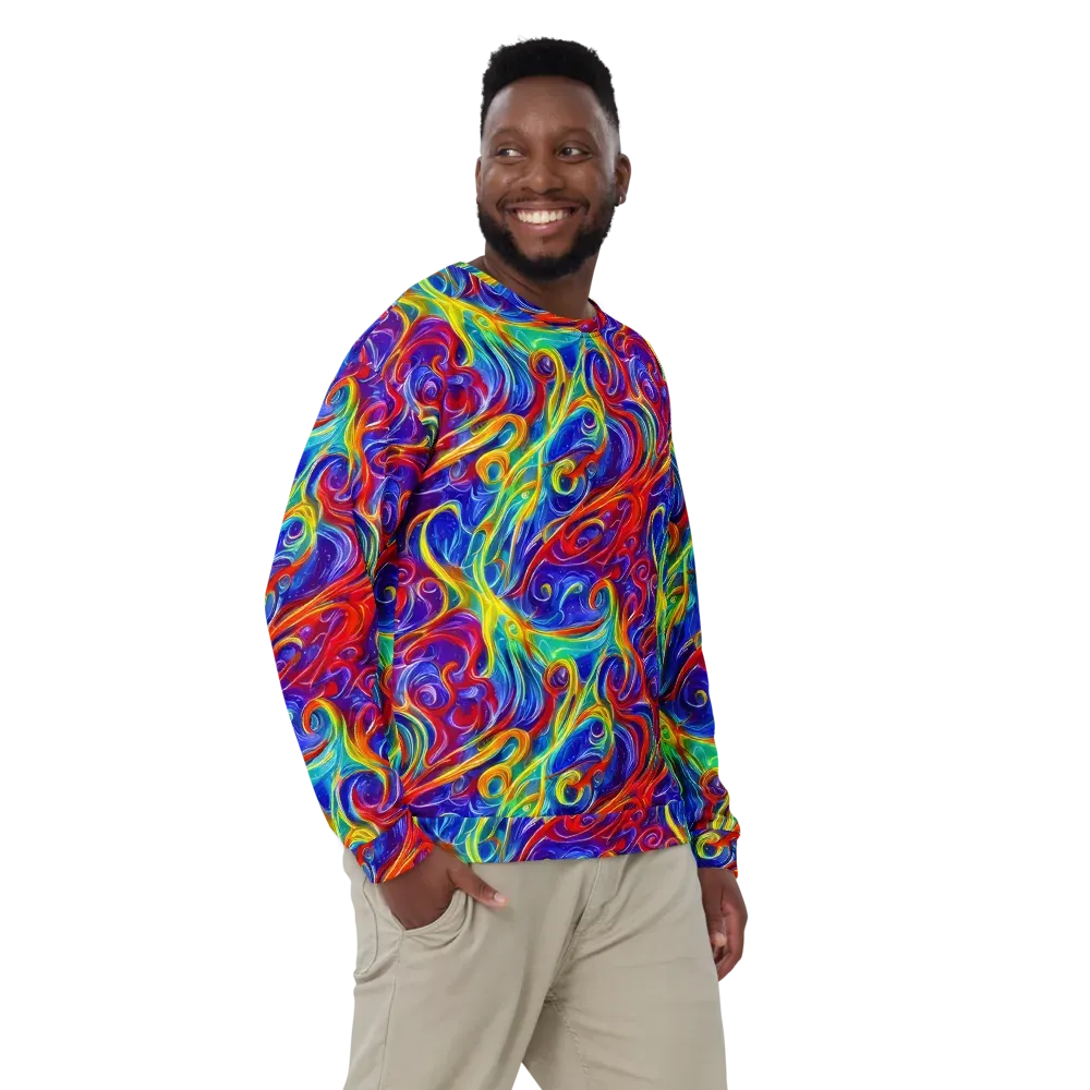 Voltage Paisley on Sweatshirt — Front