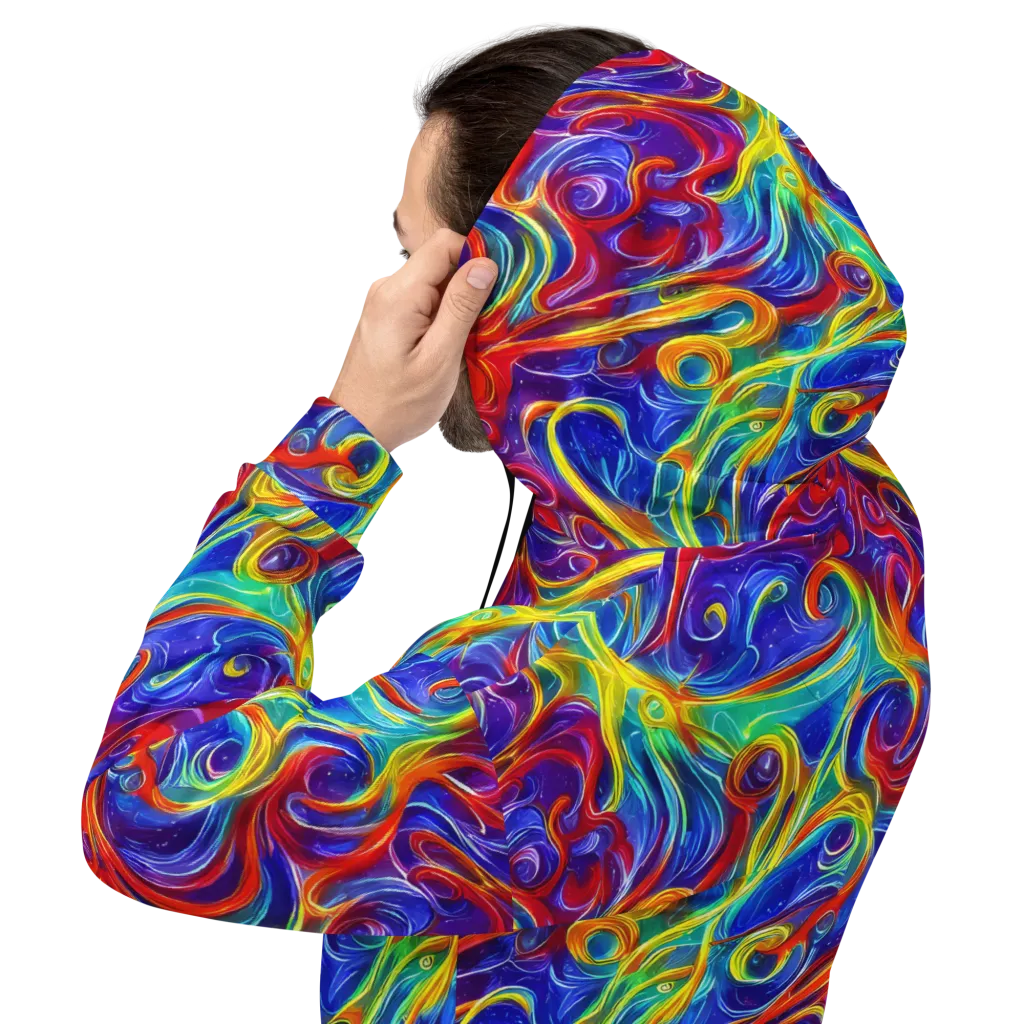 Voltage Paisley on Hoodie — Back