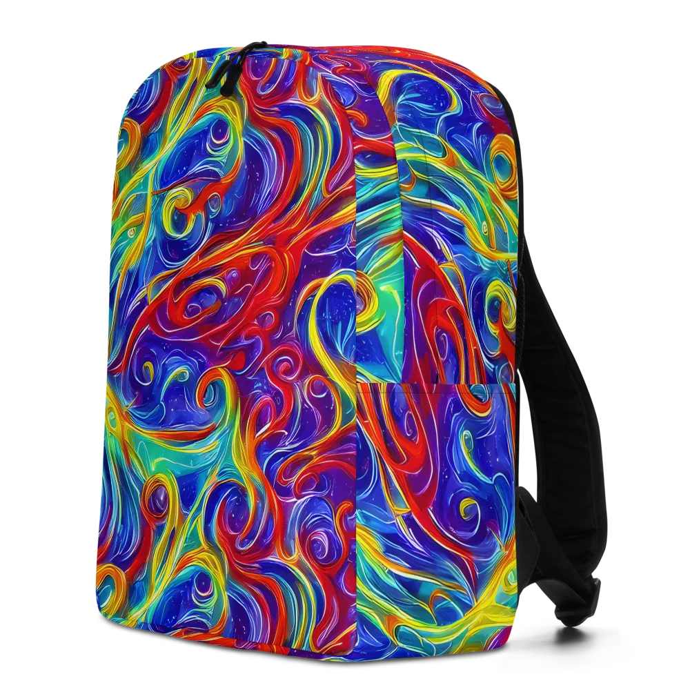 Voltage Paisley on Minimalist Backpack — Left