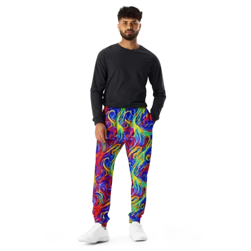 Voltage Paisley on a Men's Joggers