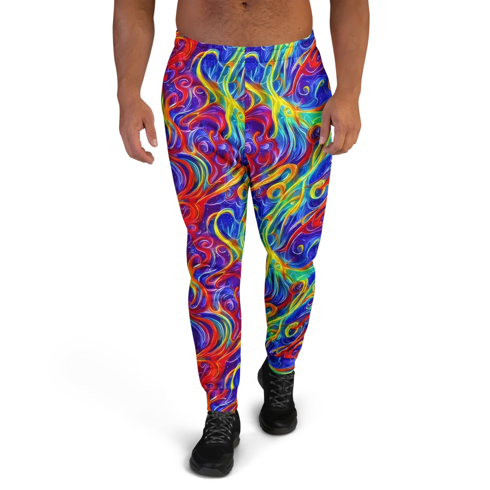 Voltage Paisley on Men's Joggers — Front