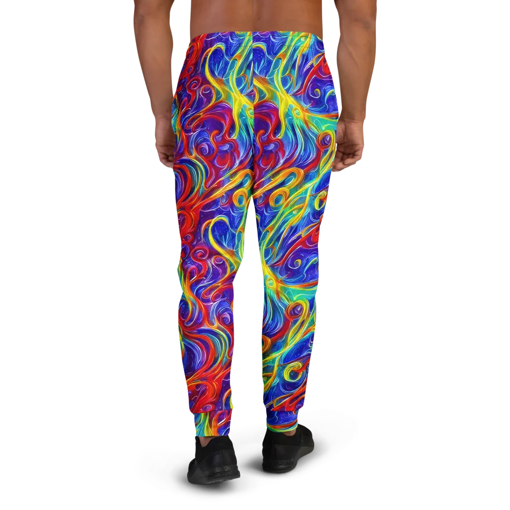 Voltage Paisley on Men's Joggers — Back