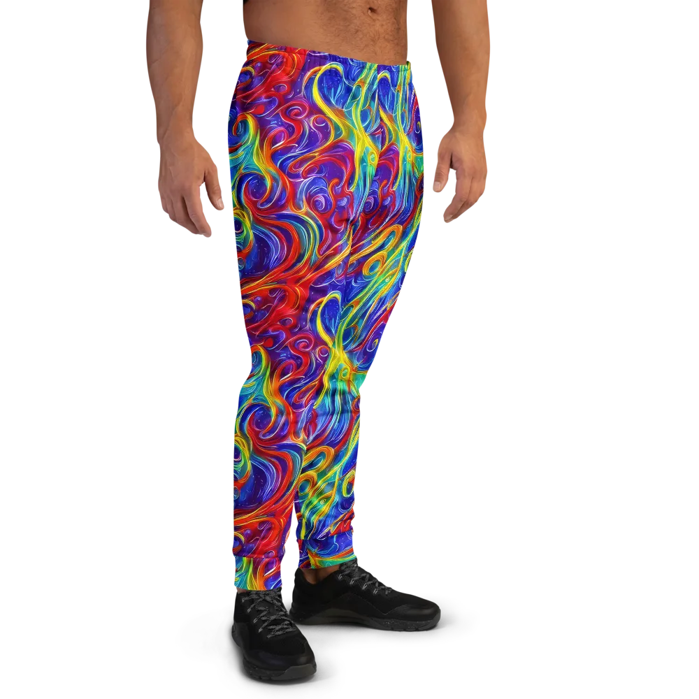 Voltage Paisley on Men's Joggers — Right