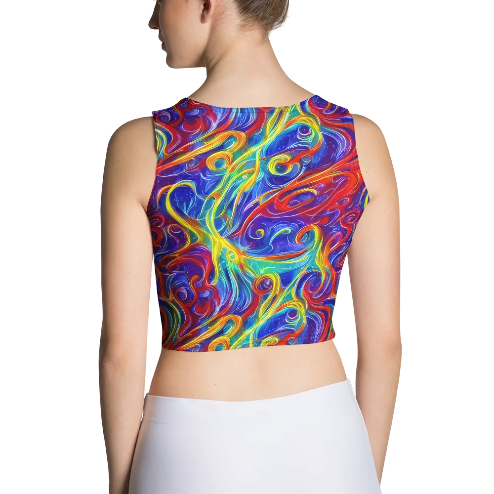 Voltage Paisley on Crop Top — Back