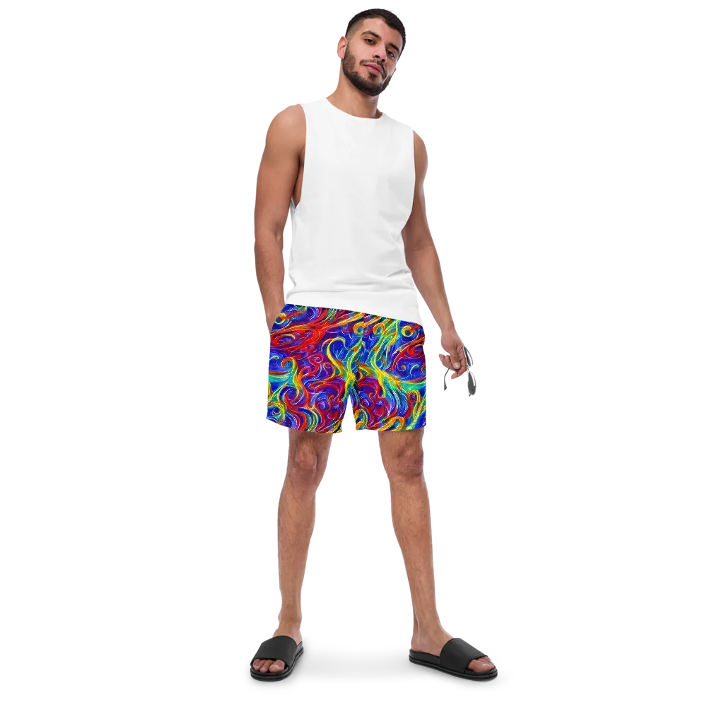 Voltage Paisley on Swim Trunks — Front