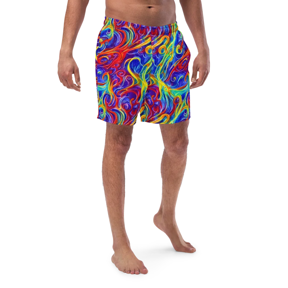 Voltage Paisley on Swim Trunks — Front