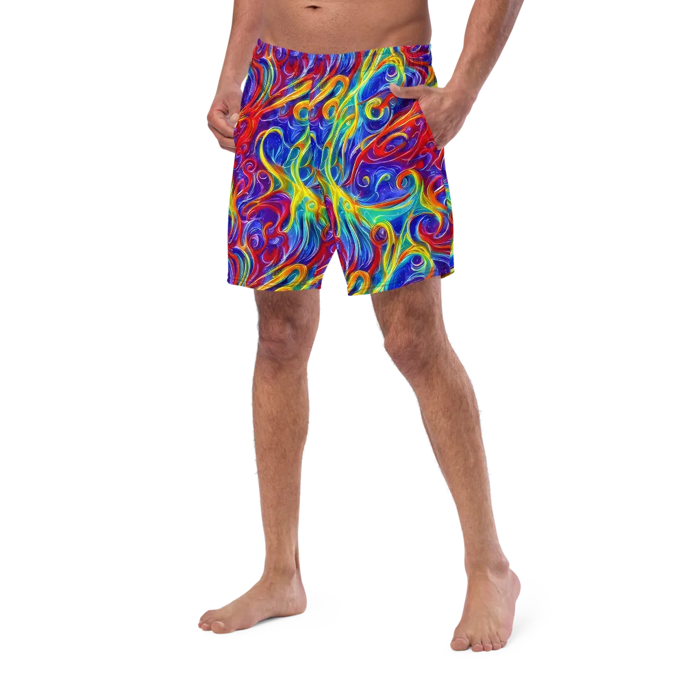 Voltage Paisley on Swim Trunks — Left Front