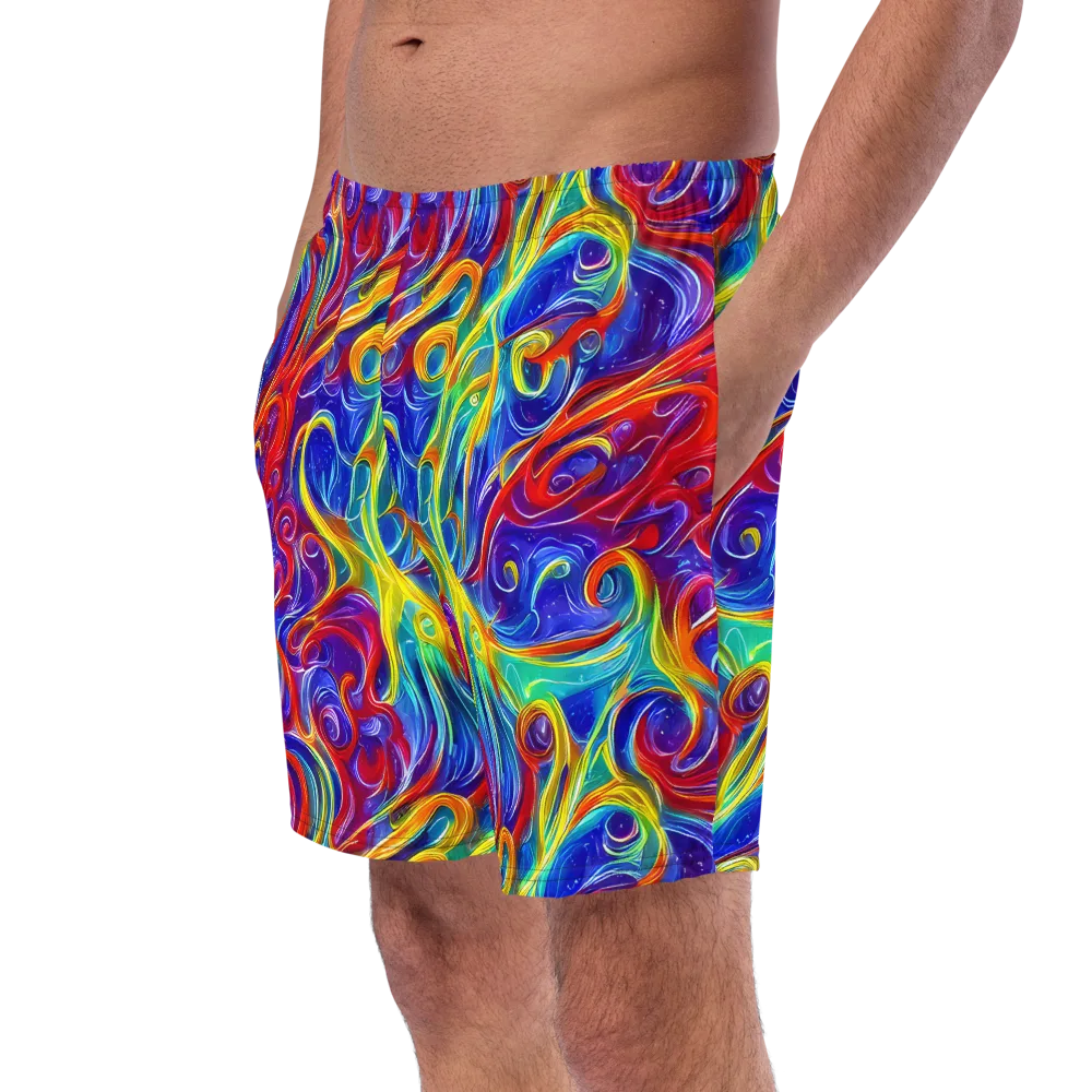Voltage Paisley on Swim Trunks — Left Front