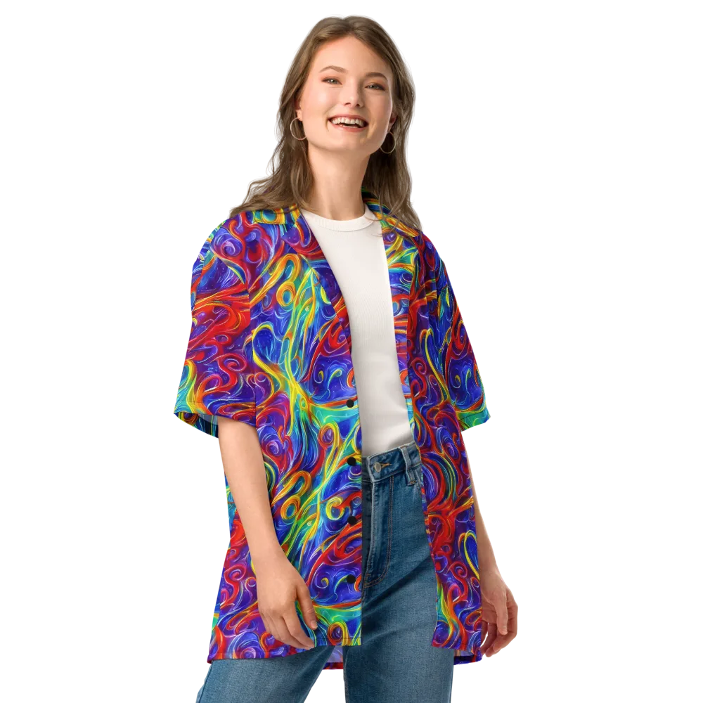 Voltage Paisley on Button Shirt — Front