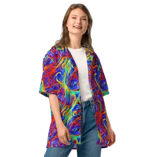 Voltage Paisley on a Button Shirt