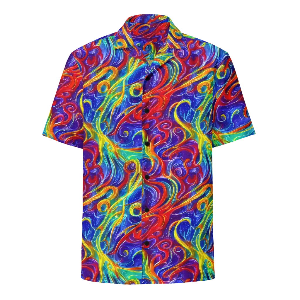 Voltage Paisley on Button Shirt — Front